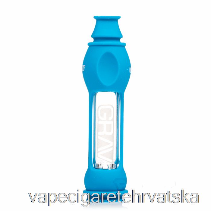 Vape Cigarete Grav Octo-taster Sa Silikonskom Plavom Kožom